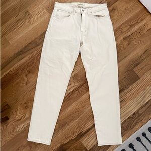 Men's White Straight-Leg Jeans
